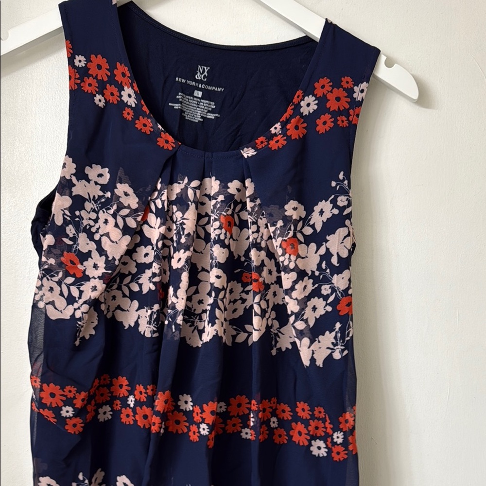 Floral Sleeveless Top
